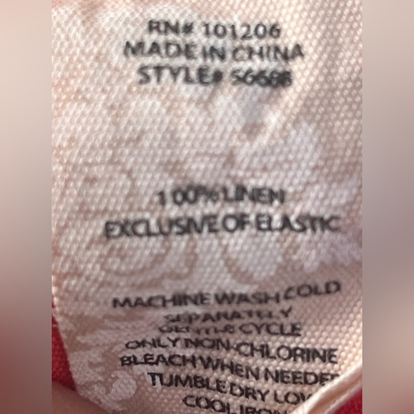 SOFT SURROUNDINGS LINEN A-LINE SKIRT - Picture 3 of 7